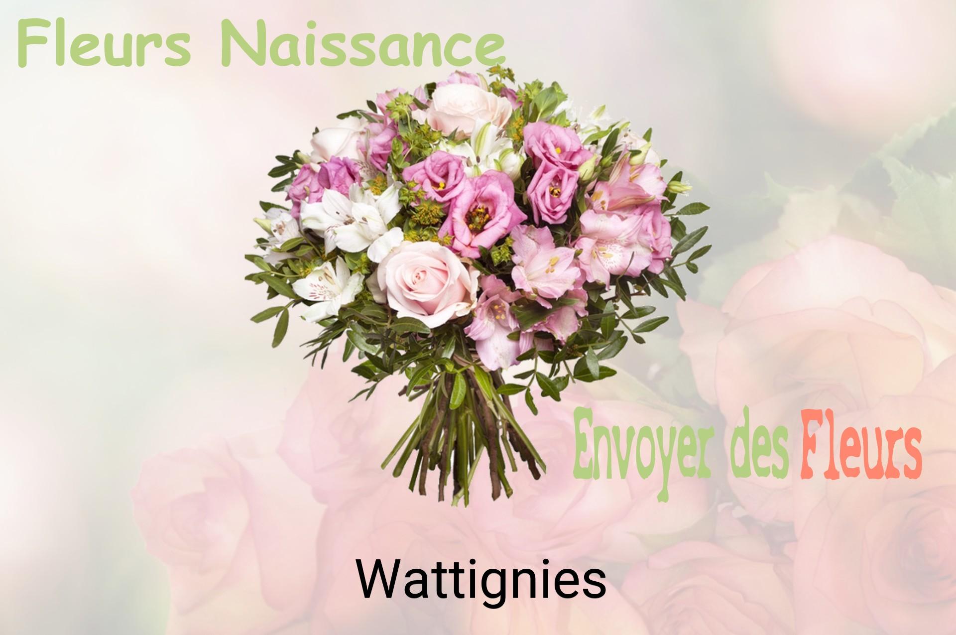 Bouquet de fleurs de naissance livré à Wattignies